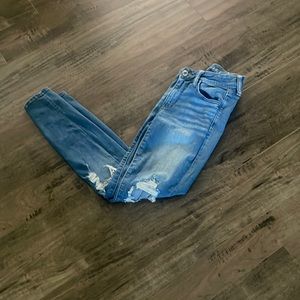 Women’s American Eagle Outfitter’s Distressed Jean Jeggings Sz 4